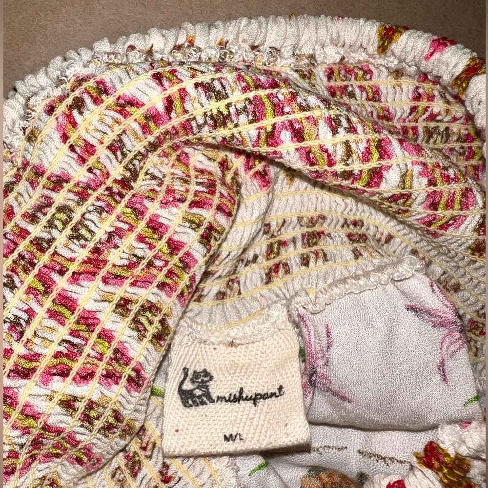 Off-White & Multicolor Flower Pattern Mishupant Y… - image 4